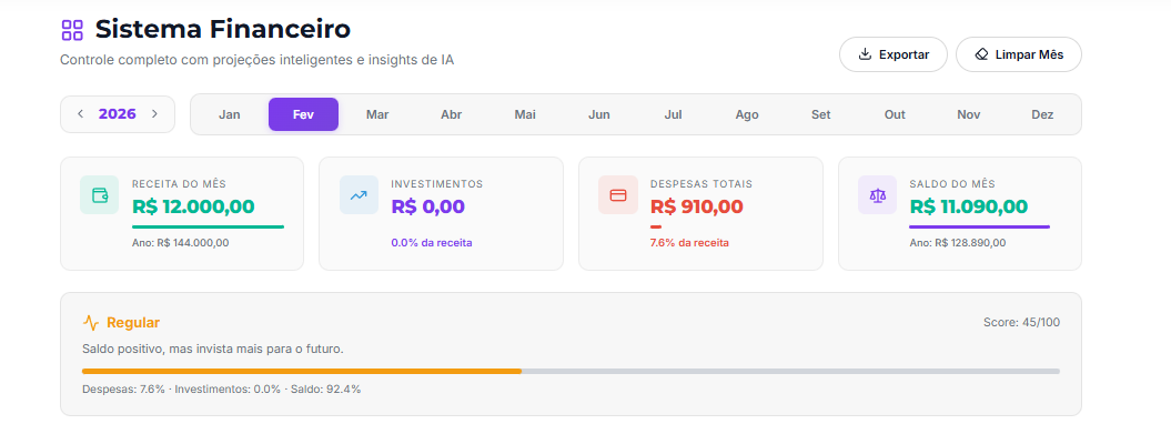 Exemplo de sistema de atendimento inteligente